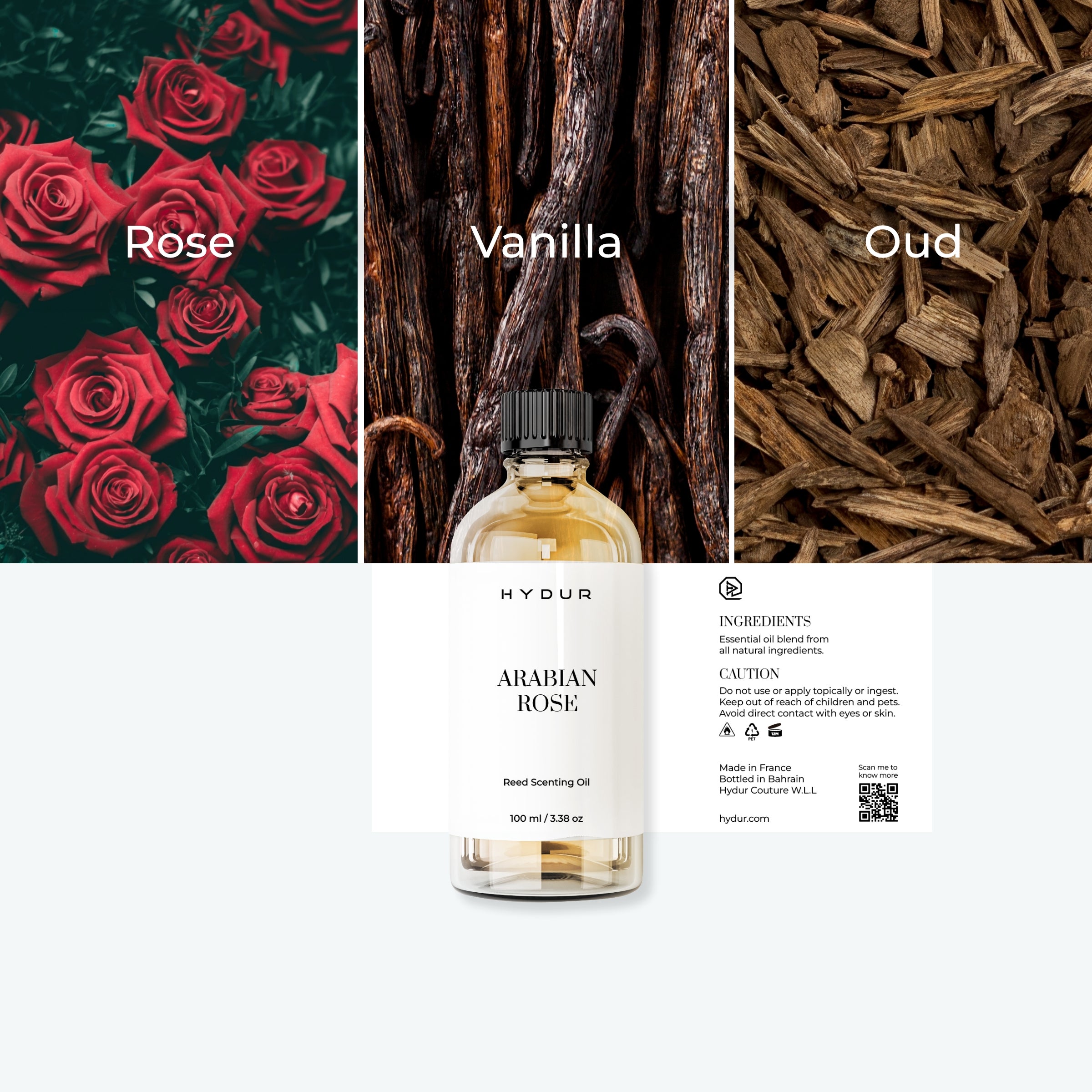 100ml - Arabian Rose Reed Sticks Refill